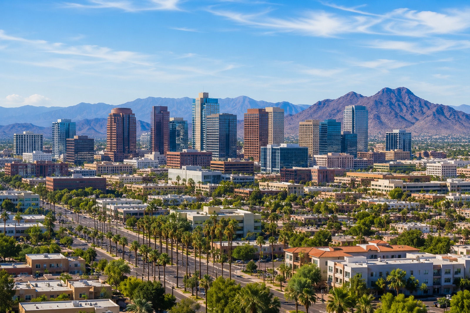 Downtown Phoenix, Arizona skyline