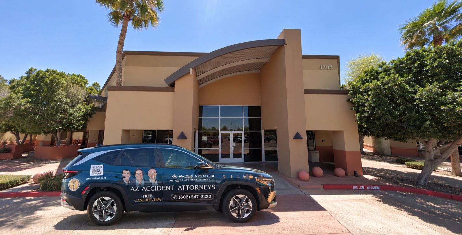 Wade & Nysather AZ Accident Attorneys office building in Mesa, Arizona